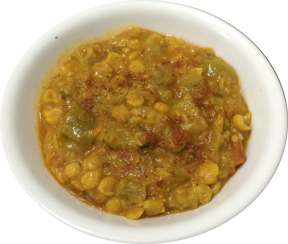 Chana Dal Turai ki Sabzi / Lentejas con Calabacín Estilo Indio