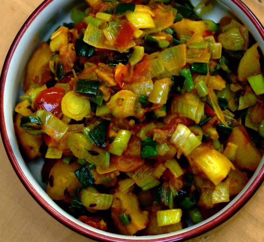  Aloo ki Sabzi (Patatas al Curry)